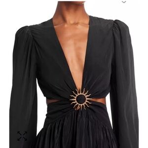 Farm Rio Elegant Black Dress